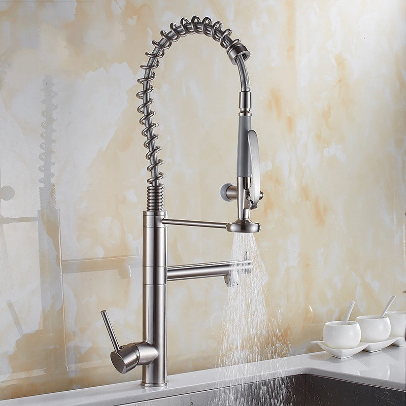 Commercial Designed Kitchen Faucet w/ Extended Handle