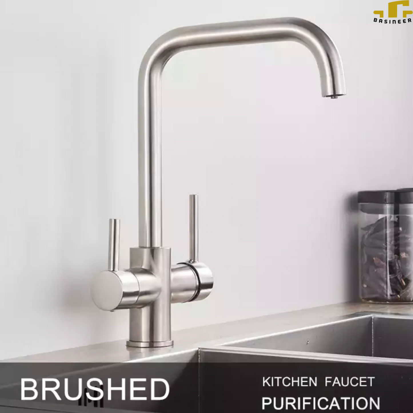 Mixer Crane Faucet w/ Purification Option