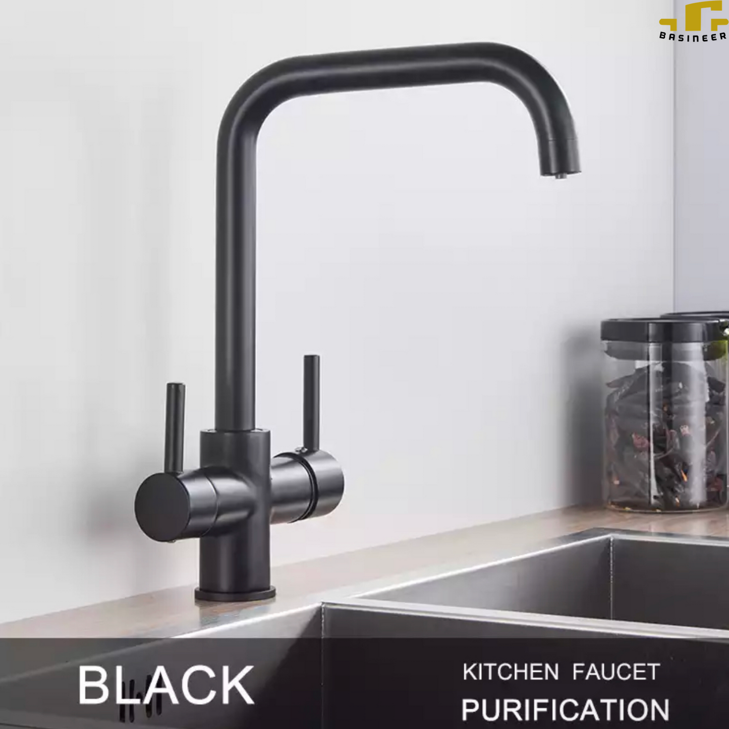 Mixer Crane Faucet w/ Purification Option