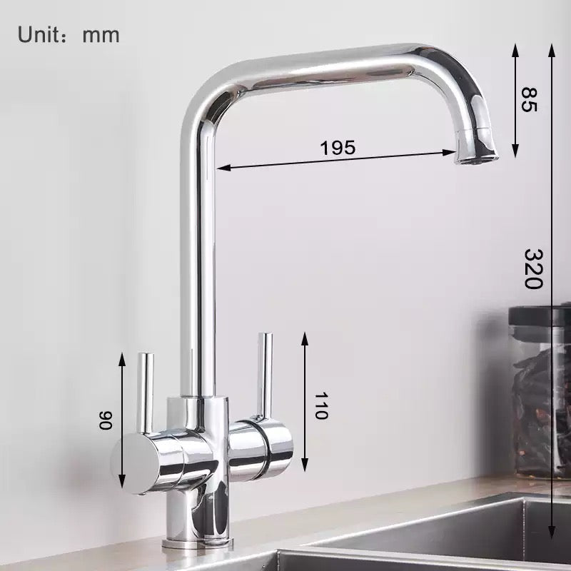 Mixer Crane Faucet w/ Purification Option