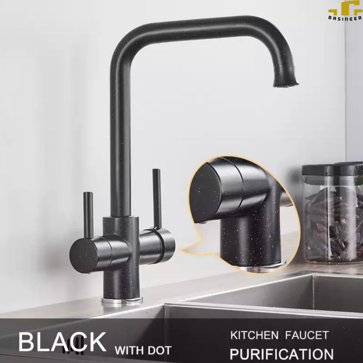 Mixer Crane Faucet w/ Purification Option